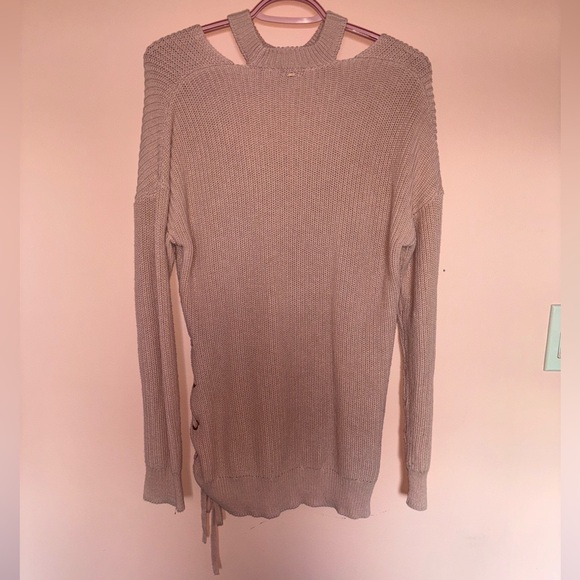 GUESS Blush-Pink Knit Sweater - Picture 3 of 3